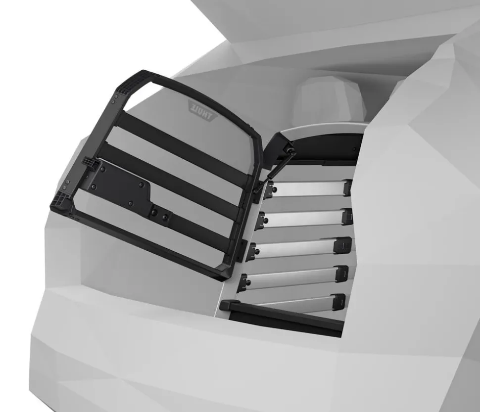 THULE® Allax threshold compatible M Hundetransportbox für Fahrzeuge mit Ladekante, ca. B65/H65/T82-90 cm