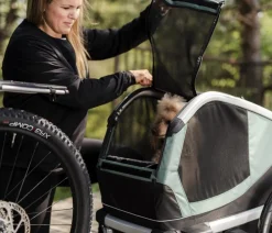 THULE® Bexey Hunde-Fahrradanhänger, Hazy Green