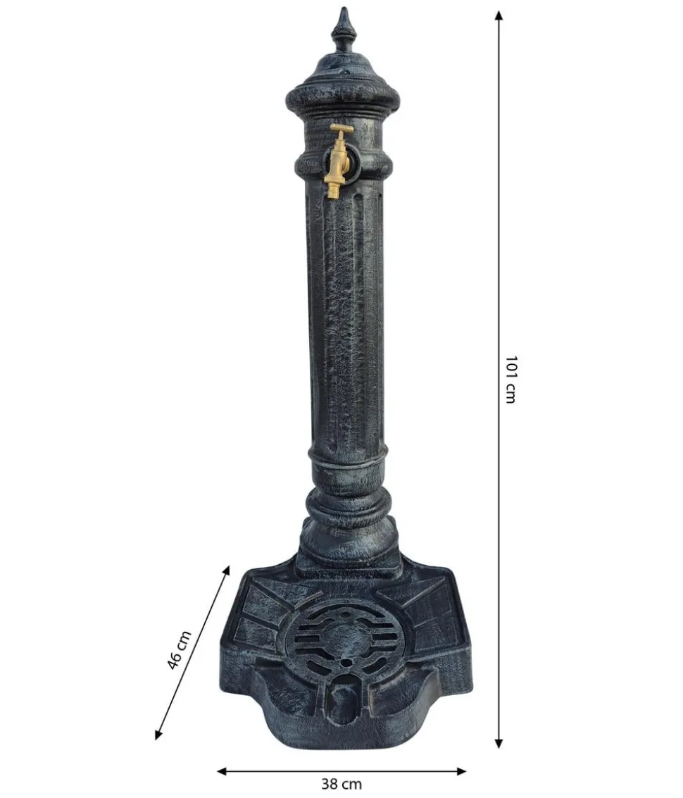 Tomco Aluminium-Standbrunnen, ca. H101 cm