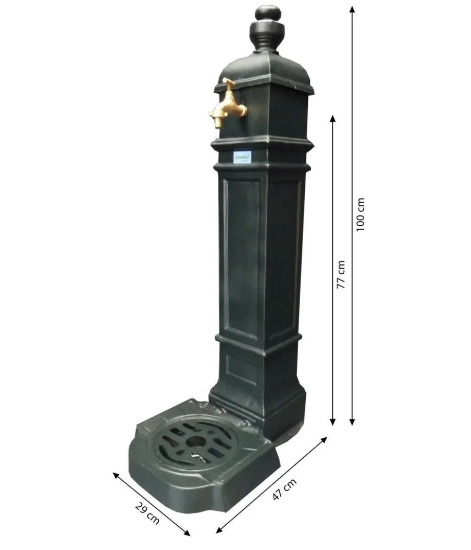 Tomco Aluminium-Standbrunnen Belvedere, ca. H100 cm
