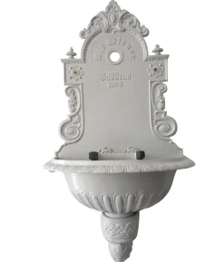 Tomco Aluminium-Wandbrunnen Wiener Bassena, ohne Hahn, ca. 87 cm