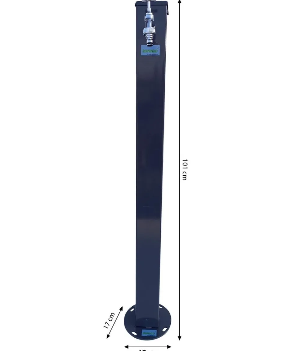 Tomco Stahl-Wassersäule Top, ca. H101 cm