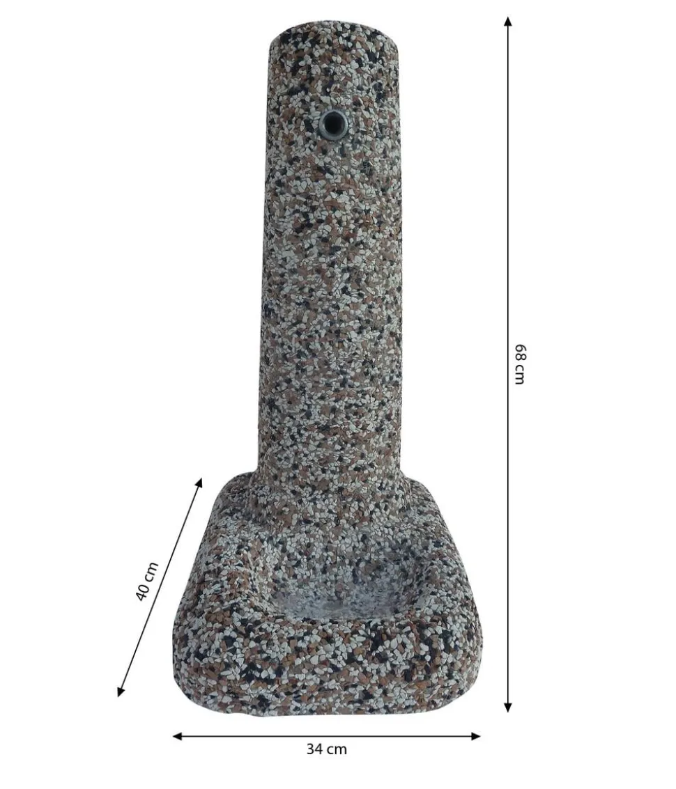 Tomco Stein-Gartenbrunnen Rimini, ca. H68 cm