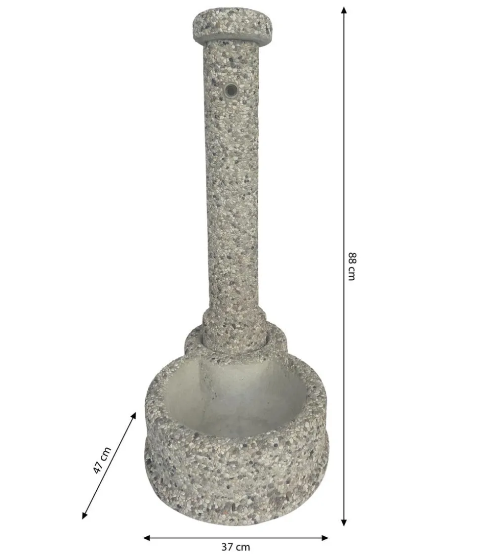 Tomco Stein-Gartenbrunnen Siena, ca. H88 cm