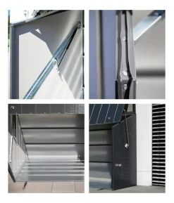 Trimetals Fahrradbox Sesame, ca. B185/H139/T76 cm