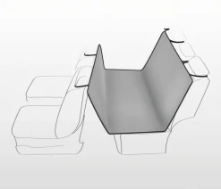 Trixie Auto-Schondecke, hellgrau, ca. B160/T145 cm