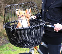Trixie Fahrradkorb mit Gitter für Hunde