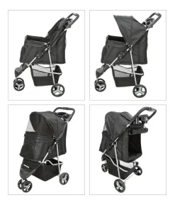 Trixie Hunde-Buggy, schwarz