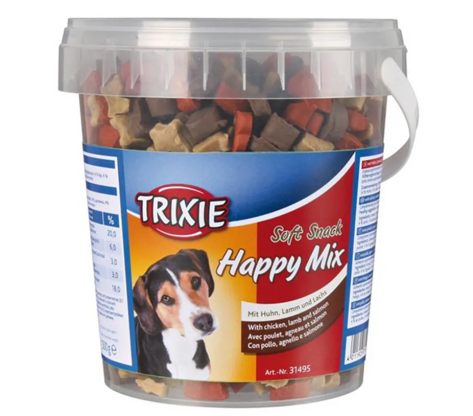 Trixie Hundesnack Soft Snack Happy Mix, 500 g