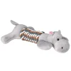Trixie Hundespielzeug Figur mit Tau, 2 Figuren, ca. B32 cm
