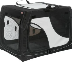 Trixie Hundetransportbox Vario, schwarz/grau