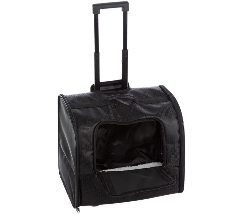 Trixie Hundetrolley Elegance, schwarz, ca. B45/H41/T31 cm