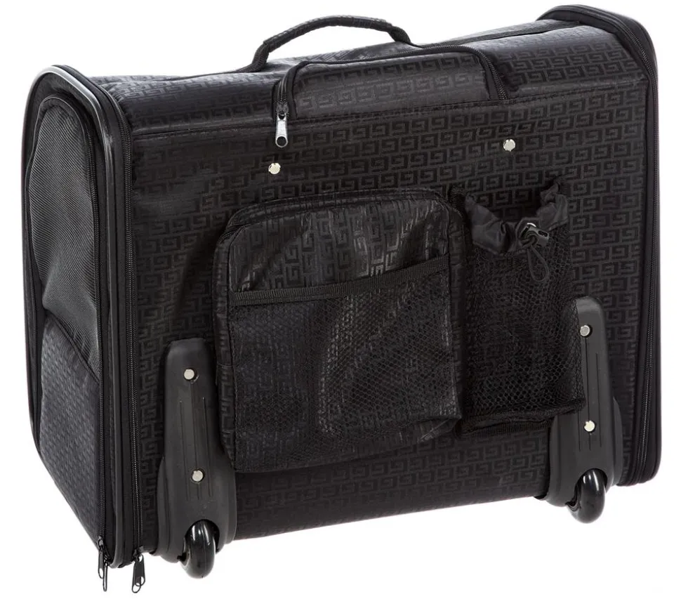Trixie Hundetrolley Elegance, schwarz, ca. B45/H41/T31 cm