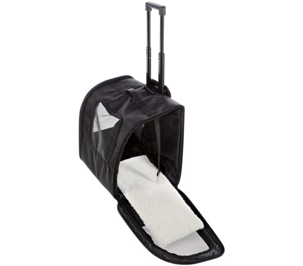Trixie Hundetrolley Elegance, schwarz, ca. B45/H41/T31 cm