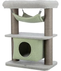 Trixie Junior Kratzbaum Lunito, grau/mint, ca. B52/H71/T34 cm