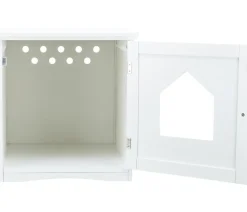 Trixie Katzenhaus, weiß, ca. B51/H51/T49 cm