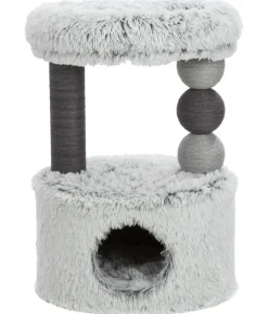 Trixie Kratzbaum Harvey, weiß/schwarz, ca. B54/H73/T40 cm