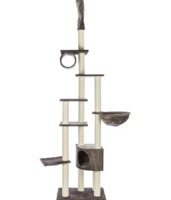 Trixie Kratzbaum Madrid, grau, ca. B68/H245-270/T44 cm