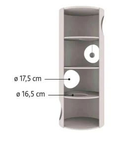 Trixie Kratztonne Edoardo, taupe/creme