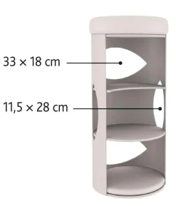 Trixie Kratztonne Gracia, grau, ca. Ø38/H85 cm