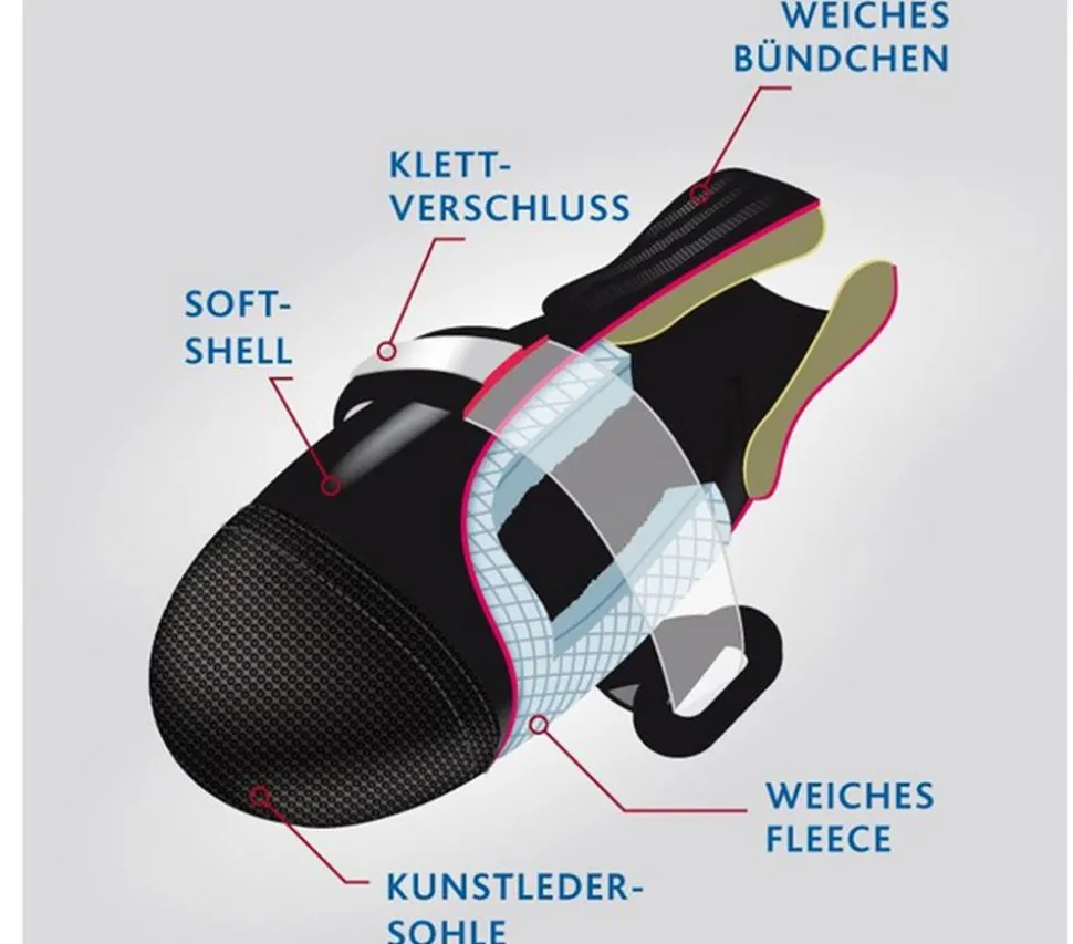 Trixie Pfotenschutz Walker Care Comfort für Hunde, 2er-Set
