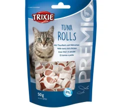 Trixie Premio Tuna Rolls Light, Katzensnack, 50 g