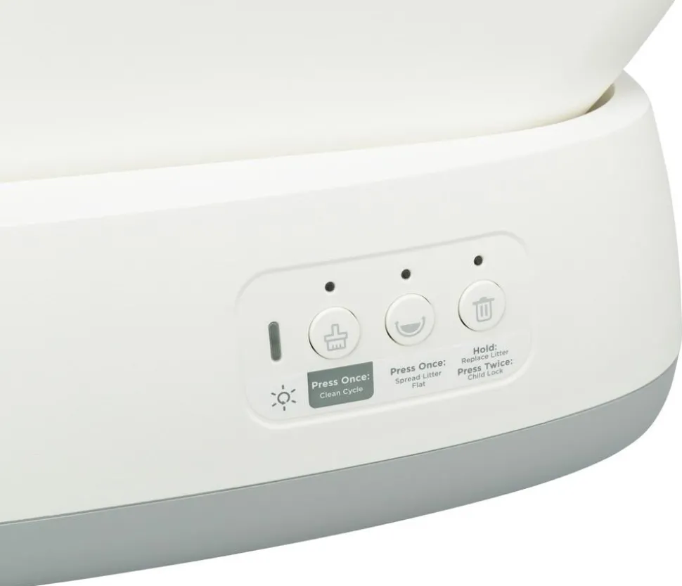 Trixie Selbstreinigende Katzentoilette, weiß, ca. B53/H55/T52 cm
