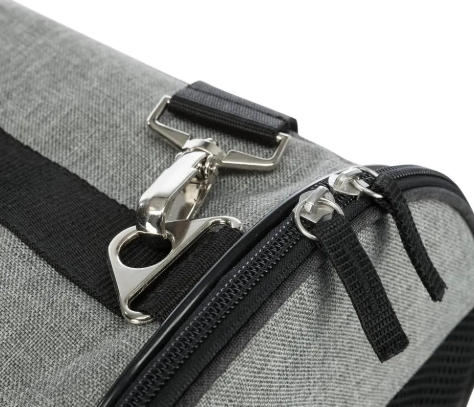 Trixie Transporttasche Holly, schwarz/grau, ca. B50/H30/T30 cm