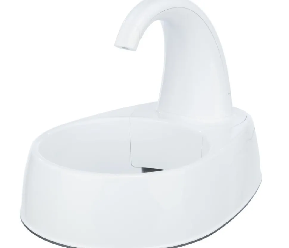 Trixie Trinkbrunnen Curved Stream, weiß, 2,5 l
