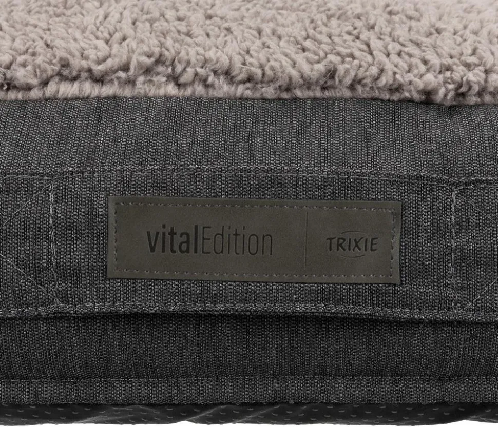 Trixie Vital Hundekissen Bendson, oval, hellgrau/dunkelgrau