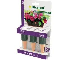 Tropf-Blumat Flaschenadapter mit Tonkegel für Topfpflanzen, 3 Stk.