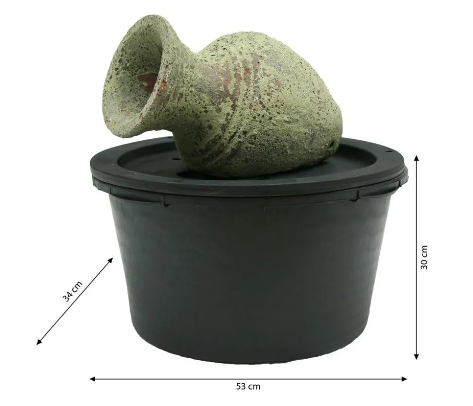 Ubbink Keramik-Gartenbrunnen Larissa, ca. B53/H30/T34 cm