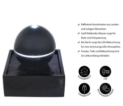 Ubbink Polyresin-Gartenbrunnen Acqua Arte Tripoli, ca. H53 cm