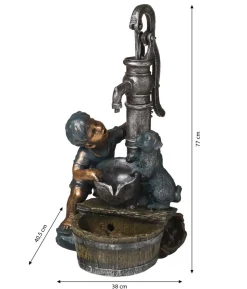 Ubbink Polyresin-Gartenbrunnen Acqua Arte Memphis, ca. H64 cm
