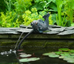 Ubbink Polyresin-Wasserspeier Fisch, ca. H12,5 cm