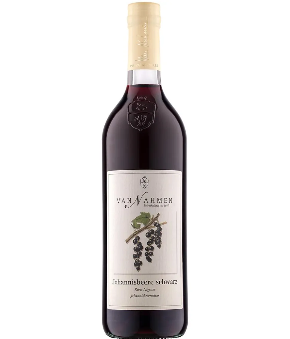 van Nahmen Johannisbeere schwarz Nektar, 0,75 L