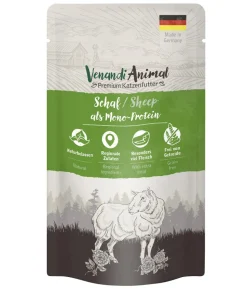 Venandi Animal Nassfutter für Katzen Monoprotein, Adult, 125 g