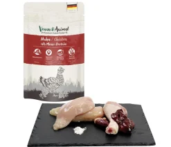 Venandi Animal Nassfutter für Katzen Monoprotein, Adult, 125 g