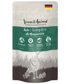 Venandi Animal Nassfutter für Katzen Monoprotein, Adult, 125 g