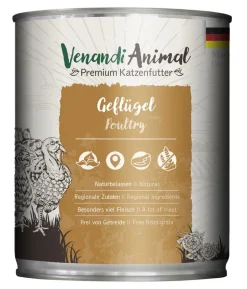 Venandi Animal Nassfutter für Katzen Adult, 800 g