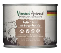 Venandi Animal Nassfutter für Katzen Monoprotein, Adult, 200 g
