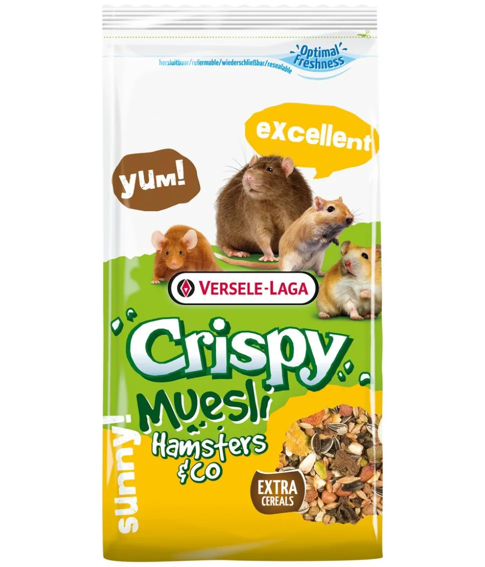 Versele-Laga Nagerfutter Crispy Muesli Hamsters & Co