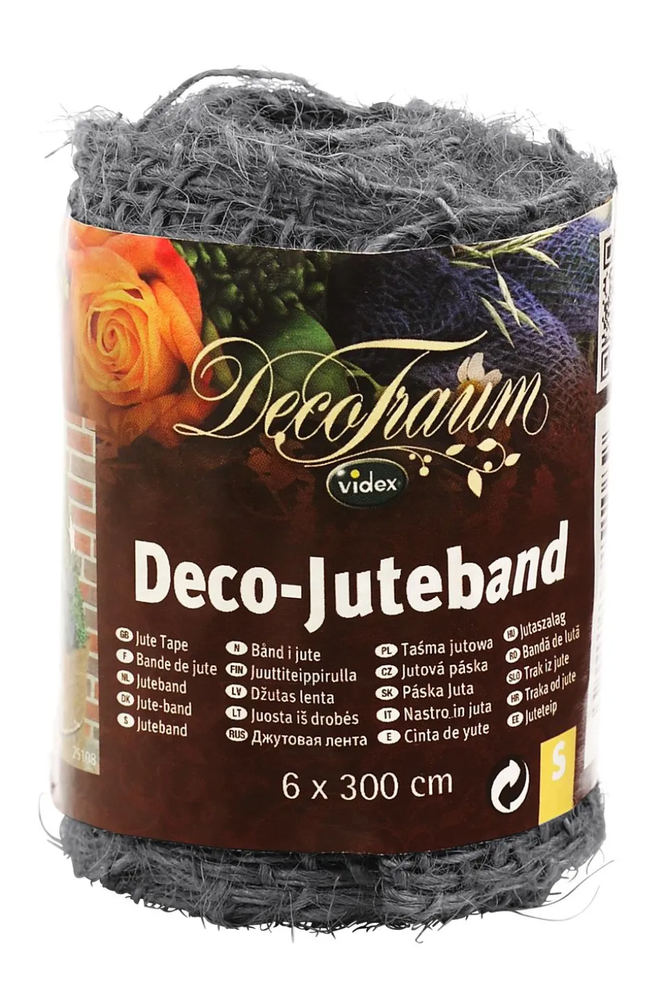 Videx Juteband, ca. L300/B6 cm