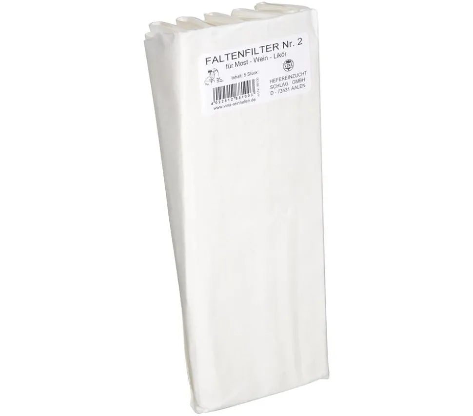 Vina Faltenfilter, 5er-Set