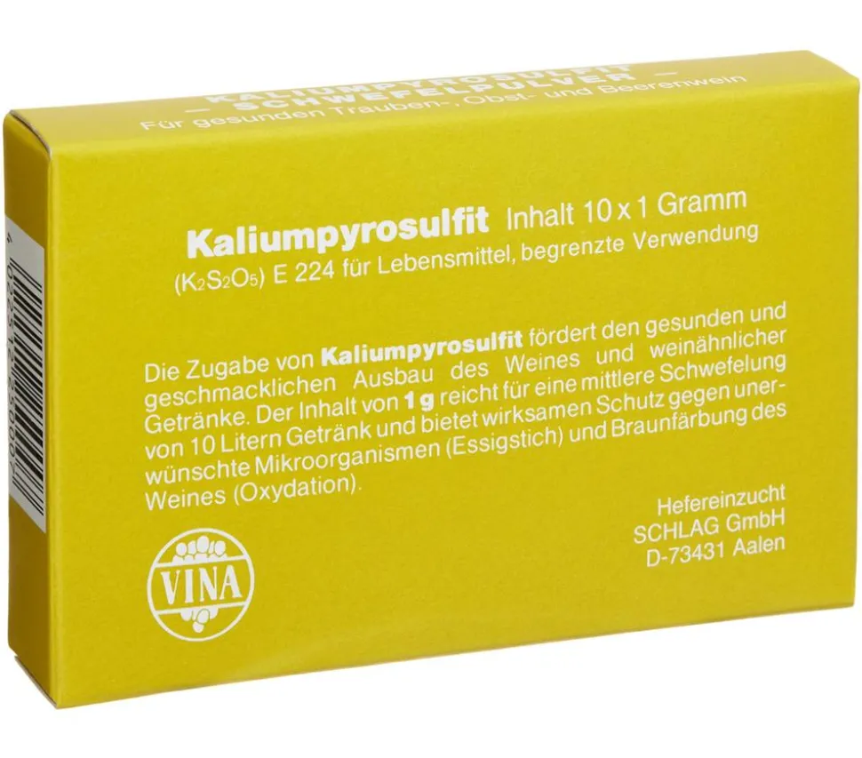 Vina Kaliumpyrosulfit Schwefelpulver