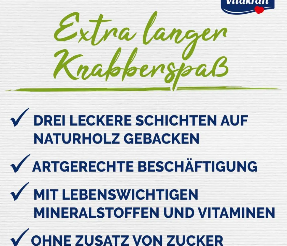 Vitakraft® Nagersnack Kräcker® Original Mix + Citrus/Gemüse/Honig für Meerschweinchen, 3er Pack