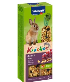 Vitakraft® Nagersnack Kräcker® Original Mix + Citrus/Gemüse/Honig für Meerschweinchen, 3er Pack