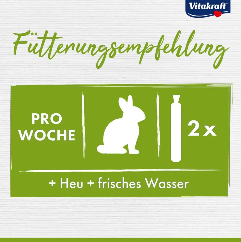 Vitakraft® Nagersnack Kräcker® Original Mix + Gemüse/Nuss/Waldbeere für Zwergkaninchen, 3er Pack