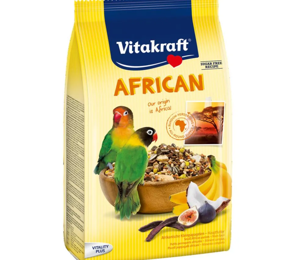 Vitakraft® Vogelfutter African für afrikanische Papageien, 750 g