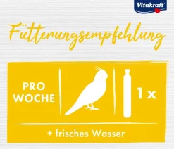 Vitakraft® Vogelsnack Kräcker® Original Kiwi + Citrus für Großsittiche, 2er Pack